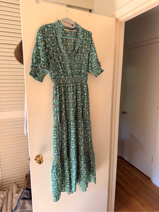 Max Studio Dresses & Skirts - Max Studio Green Printed Maxi Dress